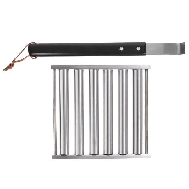 Ensemble de Grille à Saucisses Rouleau pour Barbecue Accessoire de Barbecue