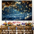 thumbnail image 3 of Twinkle Twinkle Little Star Backdrop Starry Sky Galaxy Golden Star Baby Shower Photography Background Dreamy Blue Gold Clouds Newborn Shower Birthday Party Decorations Banner Photo Booth Props, 3 of 5