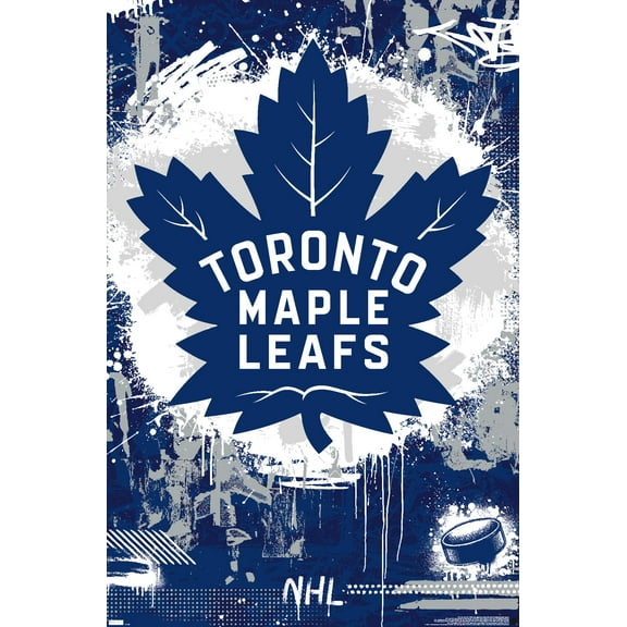 NHL Toronto Maple Leafs - Maximalist Logo 23 Wall Poster, 22.375" x 34"