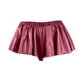 thumbnail image 3 of WMTBSRSW Women's Shapewear Skirt Casual Fashion Flared Pleated A-Line Skater Skirt Shiny Mini Skirts Belly Dance Flared Skirts Rave Disco Skirt, 3 of 5