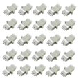 thumbnail image 2 of Yazoeia 25 Pack LC to LC Fiber Optic Coupler LC Duplex Multimode Fiber Optic Cable Connector Adapter CJC912-155449, 2 of 7