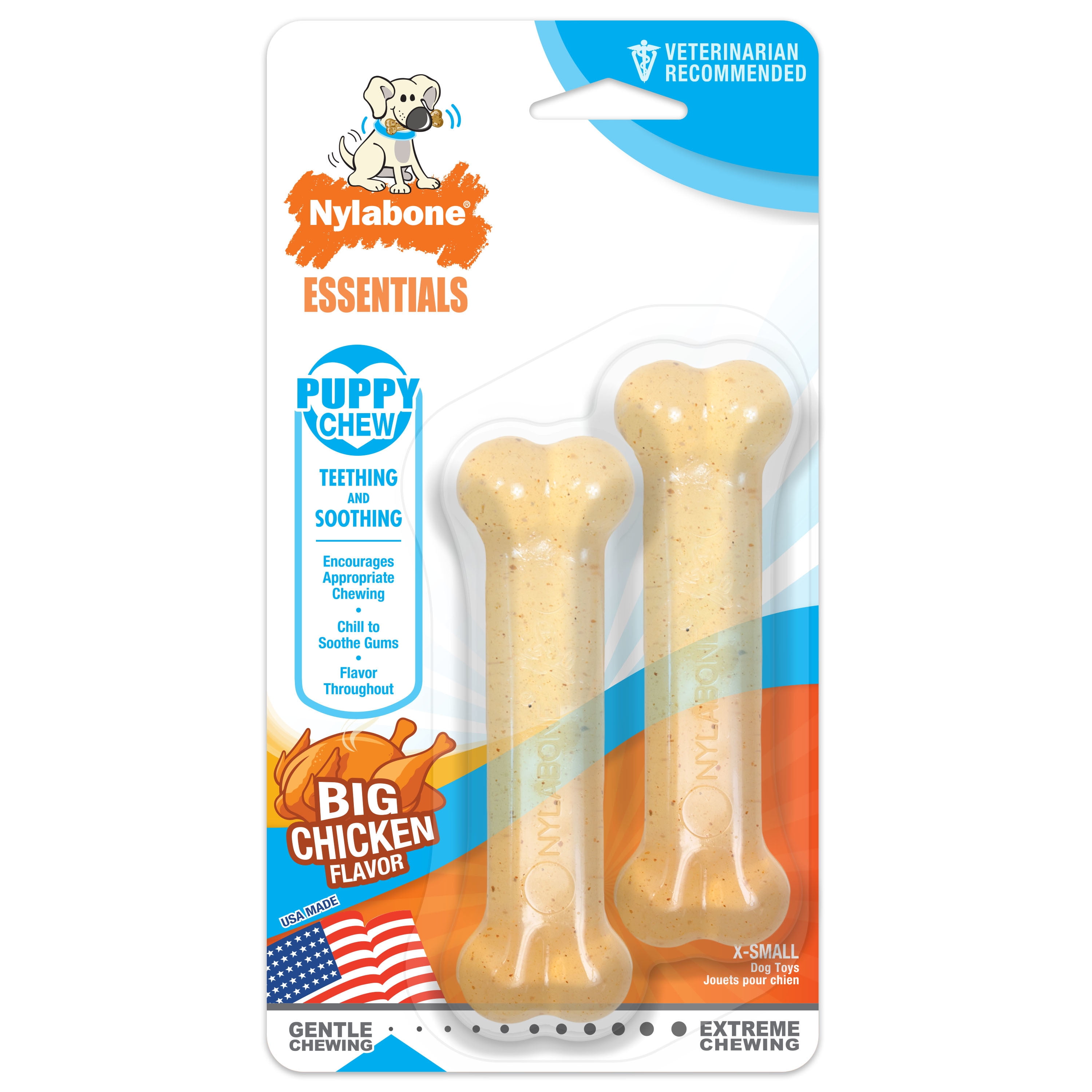 Nylabone Puppy Chew Combo Pack  - Up to 15 lbs.