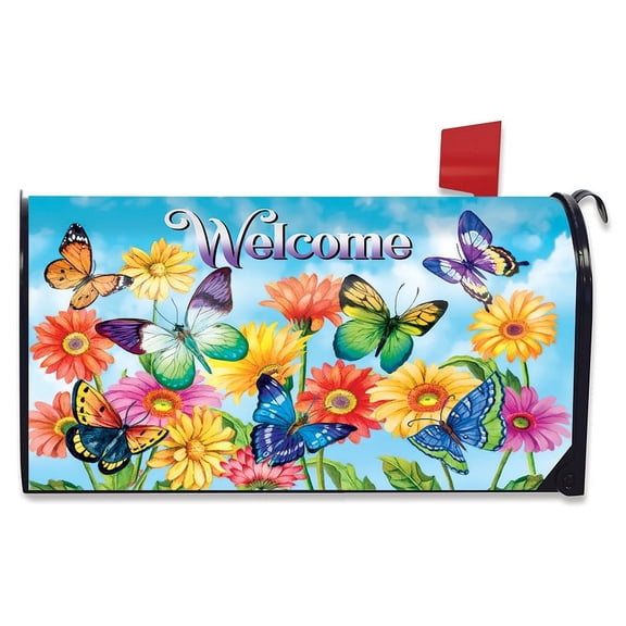 Briarwood Lane Fluttering Butterflies Mailbox Cover