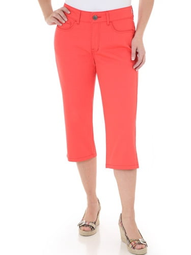 lee rider denim capris