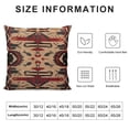 thumbnail image 5 of YINGXI Tribal Decorative Pillow Covers Cozy Soft Throw Pillowcase Square Couch Cushion Cover for Home Decor Sofa Living Room Bed Car 20x20in, 5 of 5