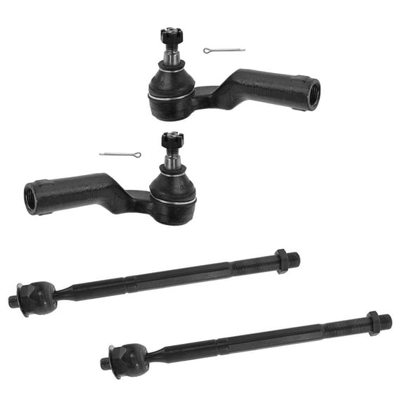 TRQ Tie Rod End Front Left & Right Inner & Outer Kit 4 Piece Set for Mazda 3 5 PSA55086
