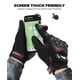 thumbnail image 2 of Guantes de moto KEMIMOTO para hombre con pantalla táctil para ciclismo, color rojo L, 2 of 6