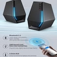 thumbnail image 4 of Edifier G1500 Haut-Parleurs d'Ordinateur, Haut-Parleurs de Jeu Hécate avec RVB, Bluetooth 5.3, Entrée USB, Entrée AUX 3,5 mm Pris en Charge, Noir, 4 of 7