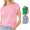 Pink, variant on Womens Athletic Tops Women Casual Tee Loose Workout Shirts Women Casual T Shirt Top Shirts for Summer Lightweight T Tech Pack Compression Long Sleeve Compression Long Sleeve Pink S