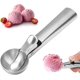 thumbnail image 1 of Cuchara para helado, cuchara para fruta, cuchara de acero inoxidable con gatillo para helado, fruta, melón, bola, yogur brillar Electrónica, 1 of 5