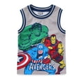 thumbnail image 2 of Marvel Avengers Tank Top Shirt and Mesh Short (Boys), 2 Piece Set, Sizes 3T-12, 2 of 6