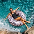 thumbnail image 4 of PoolCandy Safari Collection Brown Leopard Print 48in Jumbo Pool Tube, 4 of 7