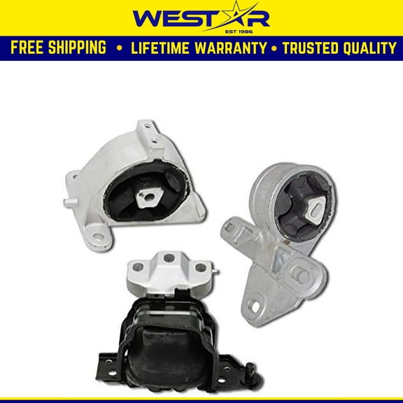Fits 2001-2007 Dodge Caravan/Grand Caravan 3.3L 3.8L 2WD Motor & Trans Mount 3pc