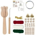 thumbnail image 1 of Adornos Navideños DIY Gloria Herramienta Hecha a Mano Tejido de Madera de Ganchillo, 1 of 9
