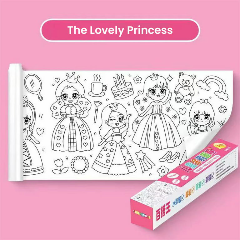 Drawing pad for kids 1 Roll Of Children Drawing Paper Kids Art