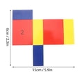 thumbnail image 2 of TAILTOSS Rectangular Prism Demonstration Aid Multi Color Foldable Paperboard Physics Experiment Teaching Tool, 2 of 8