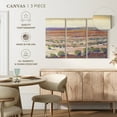 thumbnail image 5 of Elephant Stock High Desert Pastels I Wall Art - Horizontal Multi Panel Canvas - Living Room Wall Decor - Abstract Multi Panel - Orange And Beige Decor By Tim O'toole - 74" x 48", 5 of 8