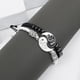 thumbnail image 3 of 24 Uds. Conjunto de collares y pulseras para parejas de Tai Chi Yin Yang, colgante, pulsera de cadena trenzada ajustable, pulseras de amantes a juego, Gargantilla, 3 of 5