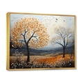 thumbnail image 2 of Designart Large Tree Gold framed wall art, Orange Tree Autumn Collage Acrylic I , Trees framed wall art decor, Orange Traditional Gold framed wall art, 32x24 inches Gold Frame, 2 of 5