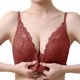 thumbnail image 2 of Gibobby Brasieres Deportivos Para Mujer Sujetador de pecho sexy y cómodo con botones estilo para mujer(Rojo,38), 2 of 4