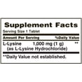 thumbnail image 5 of NATURE'S BOUNTY L-LYSINE 1000 MG TABLETS 60 COUNT Pack of 4, 5 of 6