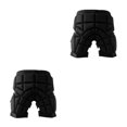 thumbnail image 1 of Greeniant Almohadilla para el trasero de la cadera de esquí engrosada Patín de ruedas Snowboard Acolchado Seguro Pantalones cortos Guardia S Tipo 1 2Conjunto, 1 of 6