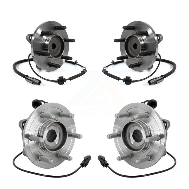 Kugel Front Rear Wheel Bearing & Hub Assembly Kit for Car 2011-2014 Ford Expedition Lincoln Navigator RWD - Left Right Side (Driver Passenger) K70-102152