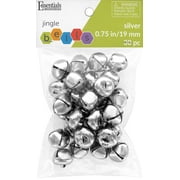 Essentials By Leisure Arts Arts Jingle Bells 19mm Silver 30pc