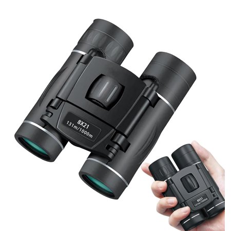 ABLIVO 8x21 Binoculars, High Power Compact Binoculars, Waterproof Pocket Binoculars for Adults and Kids, Perfect for Bird Watching, Hunting, Concerts, Travel, and Outdoor Adventures