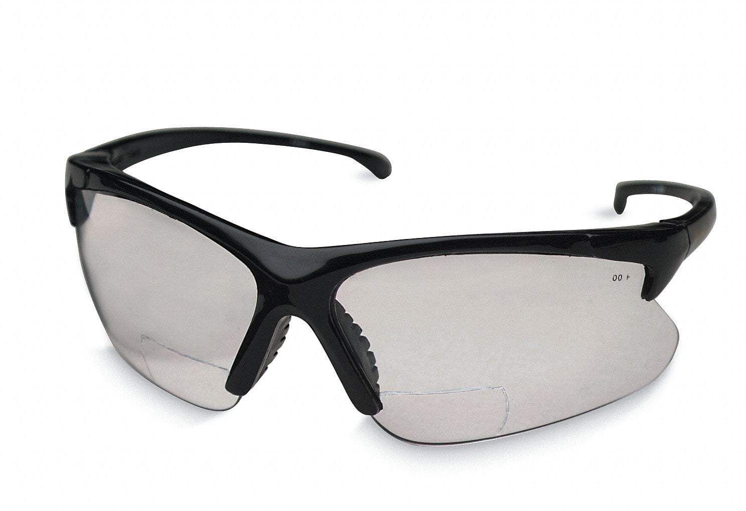 Kleenguard Clear ScratchResistant Bifocal Safety Reading Glasses, +1.0