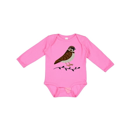 

Inktastic Song Bird Nature Lover Wildlife Gift Baby Boy or Baby Girl Long Sleeve Bodysuit