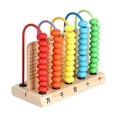thumbnail image 4 of Juguete de de , juguete educativo clásico de madera para , aprender matemáticas, agregar restar para bebés, , , 5 varillas B Sunnimix Contar ábaco juguetes, 4 of 8