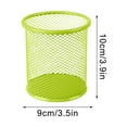 thumbnail image 5 of HBBKVI Pencil Holder, Round Metal Mesh Pen Holder for Home Office, Desk Organizer Makeup Brush Holder, 5 of 5