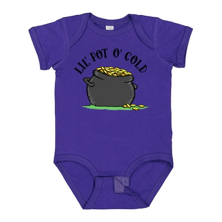 

Inktastic St. Patrick s Day Lil Pot of Gold Gift Baby Boy or Baby Girl Bodysuit