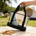 thumbnail image 3 of Clear Tote Bag Pvc Beach Handbag Portable Travel Shoulder Purse Large Capacity 16.9x13.2x5.1 Inches Summer Vacation Poolsides, 3 of 6
