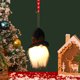 thumbnail image 5 of Yuarrent Muñeco de Navidad Colgante Chimenea Ventana Árbol de Navidad Decoración colgante Festival Vacaciones Año Nuevo Iluminación Kits de decoración para fiestas Muñeco de nieve, 5 of 6