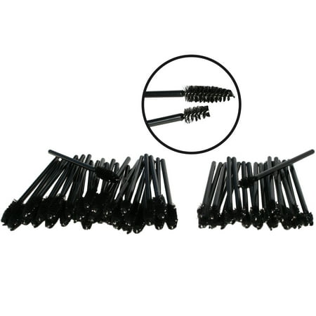 - 50 Pack Disposable Eyelash Mascara Brushes Wands Applicator Makeup Brush For Upper and Lower Lashes or Brows