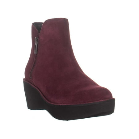 Womens Kenneth Cole REACTION Prime Bootie Ankle Boots, Burgundy, 7.5 US ...