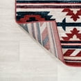 thumbnail image 5 of JONATHAN Y SOUTH WESTERN 2 x 8 Runner Rug, Serape Medallion Southwestern - Red/Navy/Cream, SWC100A-28, 5 of 7