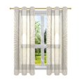 thumbnail image 7 of Yayeee Window Curtains Light Filtering 63"x52" Grommet Panel Pair Home Living Room Decor, Sunshine, 7 of 7