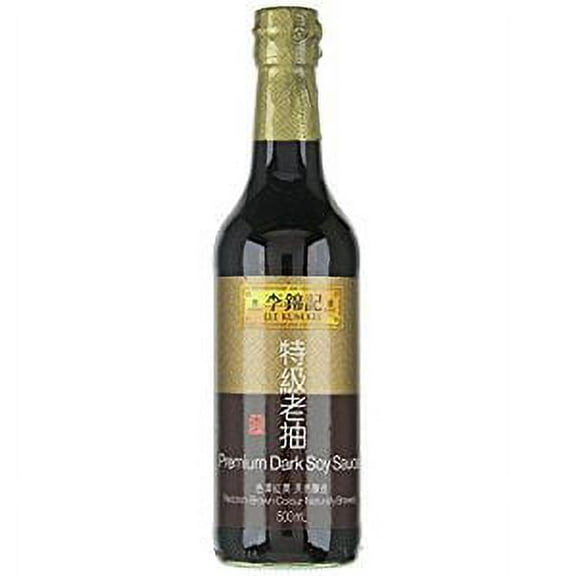 NineChef Bundle - Lee Kum Kee Premium Dark Soy Sauce 16.9-Ounce Bottle (3 Bottle)   1 NineChef Brand ChopStick