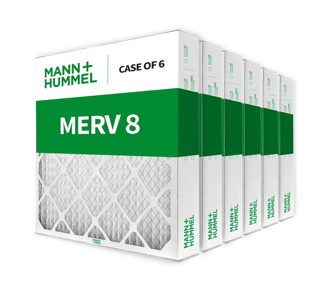 20x24x4 MERV 8 AC Furnace 4" Inch Air Filters. 6 Pack. (Actual Size: 19-3/8 x 23-3/8 x 3-3/4)