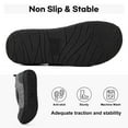 thumbnail image 5 of LongBay Men's Diabetic Slippers Wide Adjustable House Shoes for Swollen Feet Non-Binding Indoor/Outdoor Comfort, 5 of 7