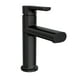thumbnail image 1 of Grifo para lavabo de baño Moen Meena, negro mate, con placa de cubierta 847, 1 of 9