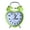 Light green, variant on Heart Shape Bell Alarm Clock No Ticking Silent Night Light for Time Clocks for Kids Girls Bedroom Snooze Wake Up Clocks Gift Supplies