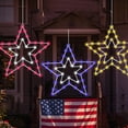 thumbnail image 2 of AZXY Patriotic Lights,4th of July Lights,Hanging Patriotic Lighting Decorations for Independence Day,Independence Day Window Lights Red White and Blue Memorial Day Decorations, 2 of 8