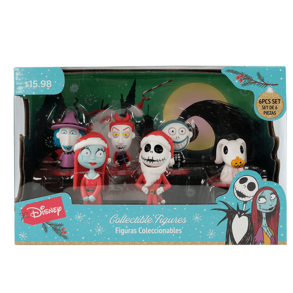Ruz The Nightmare Before Christmas Halloweentown 6” Holiday Vinyl Figurines, “Set of” 6