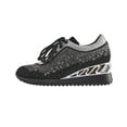 thumbnail image 3 of Lady Couture Jackpot Glitz Fashion Athletic Sneaker On A Spring Look Wedge, Black. 10, 3 of 5