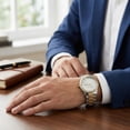 thumbnail image 4 of Titan Quartz Analog with Day and Date Silver Dial Stainless Steel Strap Watch for Men-NS1650BM03, 4 of 9