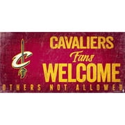 Cleveland Cavaliers Sign Wood 12x6 Fans Welcome Design Special Order